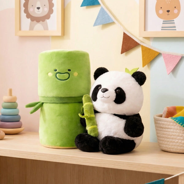 Baebox Cute Bamboo Panda Soft Toy | Lovable & Huggable Plush Panda for Gifting