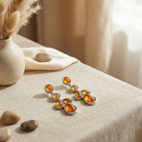 Baebox Starlit Drop Chand Earrings for Women | Elegant Evening Wear Earrings