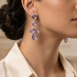 Baebox Starlit Drop Chand Earrings for Women | Elegant Evening Wear Earrings